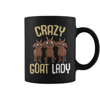 Crazy Goat Lady Goat Lover Women Coffee Mug - Thegiftio UK