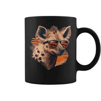 Crazy Looking And Laughing Hyena Coffee Mug - Monsterry CA