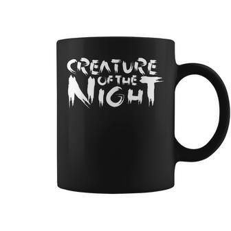 Creature Of The Night Goth Style Coffee Mug - Monsterry UK
