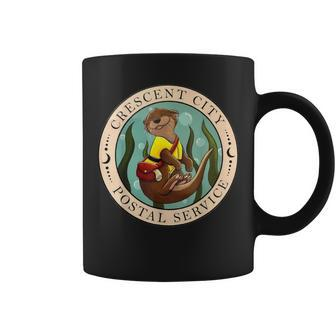Crescent City Postal Service Messenger Otter Crescent City Coffee Mug - Monsterry CA