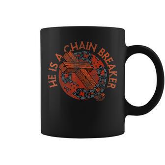 Cross Christian Faith Vintage Chain For Breaker Jesus Lover Coffee Mug - Monsterry UK