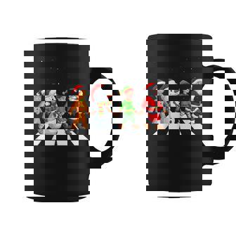 Crosswalk Christmas Santa Elf Snowman Gingerbread Kid Coffee Mug - Thegiftio