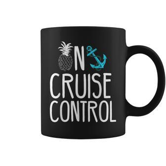 On Cruise Control Pineapple Coffee Mug - Monsterry