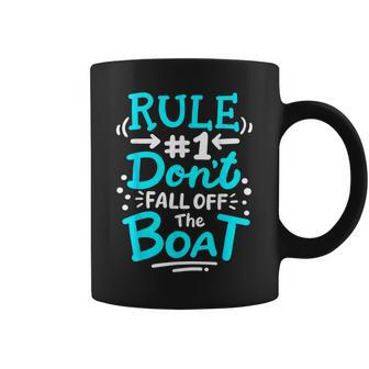 Cruise Rule 1 Don't Fall Off The Boat Coffee Mug - Thegiftio UK