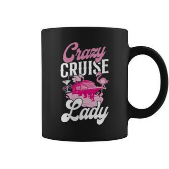 Cruise Ship Vacation Girl Crazy Cruise Lady Coffee Mug - Thegiftio UK