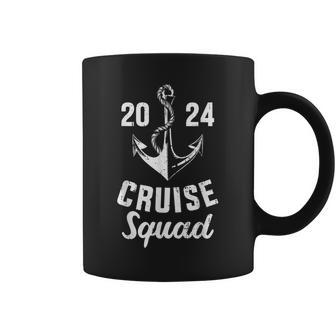 Cruise Squad 2024 With Anchor For Cruising Crew Coffee Mug | Mazezy