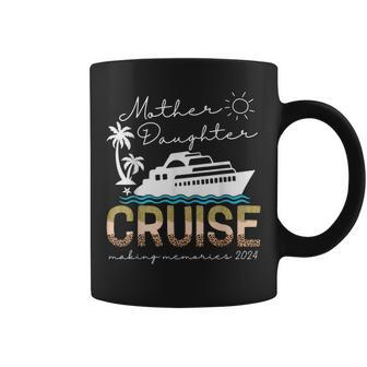 Cruise Trip Mother Daughter Cruise Ship Trip Leopard 2024 Coffee Mug - Monsterry UK