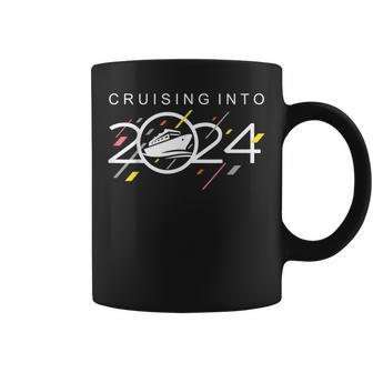 Cruising Into 2024 New Years Cruise Family Cruise 2024 Coffee Mug - Seseable