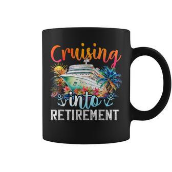 Cruising Into Retirement Hello Retirement 2024 Women Coffee Mug - Monsterry UK