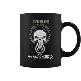 Cthulhu No Lives Matter Viking Apparel Coffee Mug - Monsterry