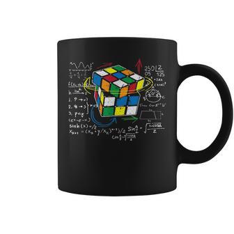Cube Magique Avec Équations Mathématiques Retro Nerdy Rubik Tasse - Cadeauxyz