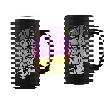 Cubierta Para Bomba De Bomba Antisocial Muscle Mommy Club Groovy Taza de café - Regaloses