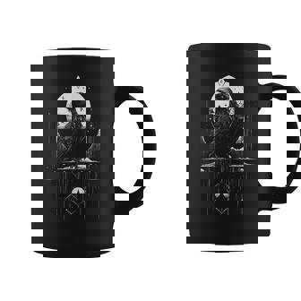 Cuervo Cuervo Pájaro Oscuro Brujería Presagios Taza de café - Regaloses