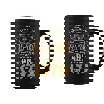Cumpleaños Hombre Regalos Las Leyendas Abril 1979 Camiseta Taza de café - Regaloses