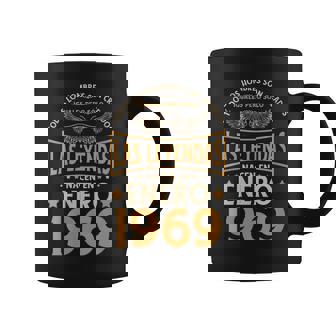 Cumpleaños Hombre Regalos Las Leyendas Enero 1969 Cuello Taza de café - Regaloses
