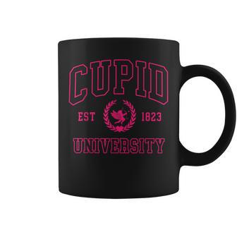 Cupid Est University Happy Valentines Day Love Vintage Retro Coffee Mug - Monsterry DE