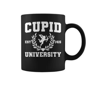 Cupid University Est 1415 Valentines Day Coffee Mug - Monsterry CA
