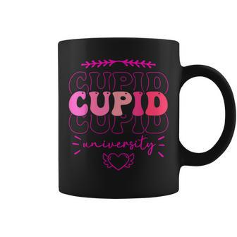 Cupid University Valentine Couple Cupid Coffee Mug - Monsterry