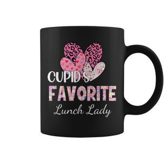 Cupid’S Favorite Lunch Lady Three Hearts Valentine's Day Coffee Mug - Thegiftio UK