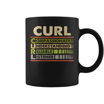 Curl Family Name Last Name Curl Coffee Mug - Seseable