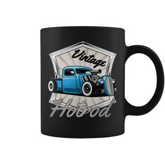 Custom Car Enthusiasts Retro Hotrod Vintage Hot Rod Coffee Mug - Monsterry