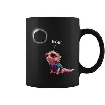 Cute Axolotl Solar Eclipse 2024 Girls Total Eclipse Coffee Mug - Thegiftio UK