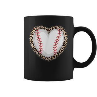 Cute Baseball Heart Baseball Lover Girls Coffee Mug - Monsterry