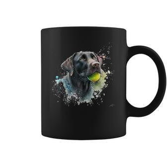 Cute Black Lab Black Labrador Retriever Puppy Dog Mom Animal Coffee Mug - Thegiftio UK