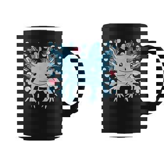 Cute Blue Axolotl Kawaii Axolotl Lover Girls Coffee Mug - Thegiftio