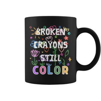 Cute Broken Crayon Still Color Coffee Mug | Mazezy
