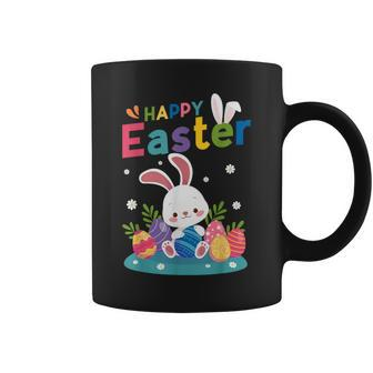 Cute Bunny Eggs Easter Camping Happy Easter Day 2024 Coffee Mug | Mazezy