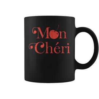 Cute Cherry Mon Cheri France Slogan Travel Tassen - Seseable