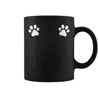 Cute Dog Paw Print Boob T Coffee Mug - Monsterry