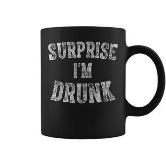 Cute Drinking Surprise I'm Drunk Coffee Mug - Monsterry UK