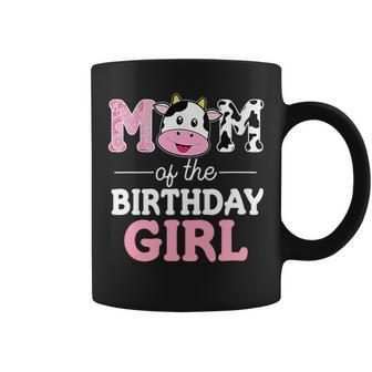 Cute Farm Cow Mommy Mama Mom Of The Birthday Girl Coffee Mug - Seseable