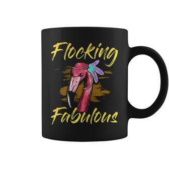 Cute And Flocking Fabulous Flamingo Coffee Mug | Mazezy