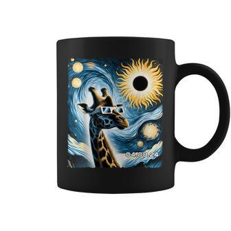 Cute The Giraffe Little Animals Pet Lovers Solar Eclipse Coffee Mug - Seseable
