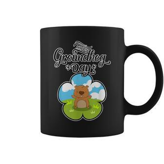 Cute Girls Boys Happy Groundhog Day Coffee Mug - Monsterry