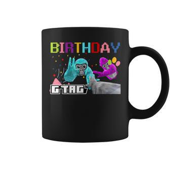 Cute Gorilla Game Birthday Decorations Monke Tag Vr Gamer Coffee Mug - Monsterry