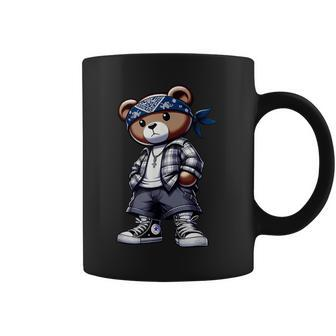 Cute Hip Hop Teddy Bear 90 Hip Hop West Coast Chicano Coffee Mug - Thegiftio UK