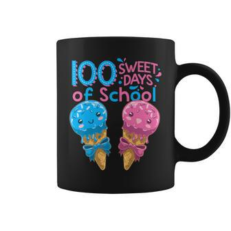Cute Ice Creams 100 Sweet Days Of School Girls Coffee Mug - Monsterry