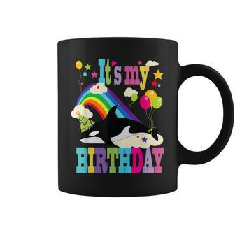 Cute It’S My Birthday Orca Lovers & Killer Whale Lovers Coffee Mug - Monsterry DE