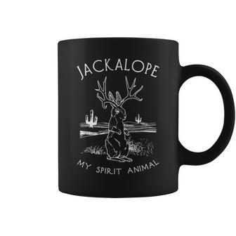 Cute Jackalope My Spirit Animal Hare Jackrabbit Coffee Mug | Mazezy