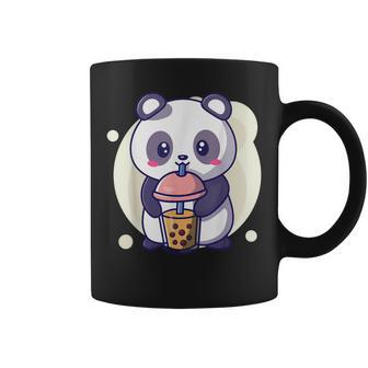 Cute Kawaii Panda Drinks Boba Bubble Tea Kawaii Aesthetic Coffee Mug - Monsterry DE