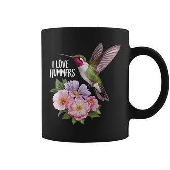 Cute I Love Hummers Colibri Hummingbird Retro Vintage Sunset Coffee Mug - Monsterry