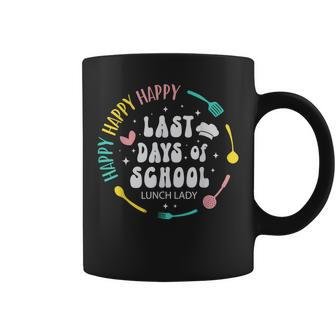 Cute Lunch Lady Happy Last Day Of School Women Coffee Mug - Seseable