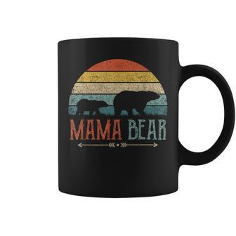 Cute Mama Bear Vintage Mother's Day Retro Mom Coffee Mug - Thegiftio UK