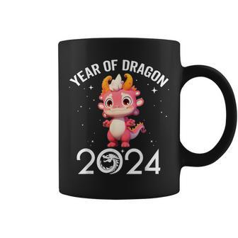 Cute New Year 2024 For Kid Girl Boy Year Of The Dragon Coffee Mug | Mazezy