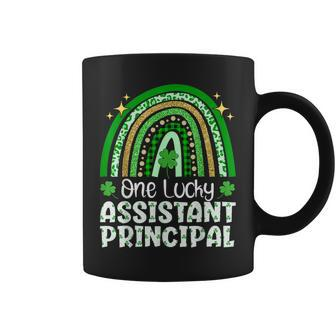 Cute One Lucky Assistant Principal Rainbow St Patrick’S Day Coffee Mug - Seseable