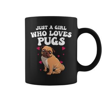 Cute Pug For Girls Dog Owner Puppy Pug Lover Coffee Mug - Seseable